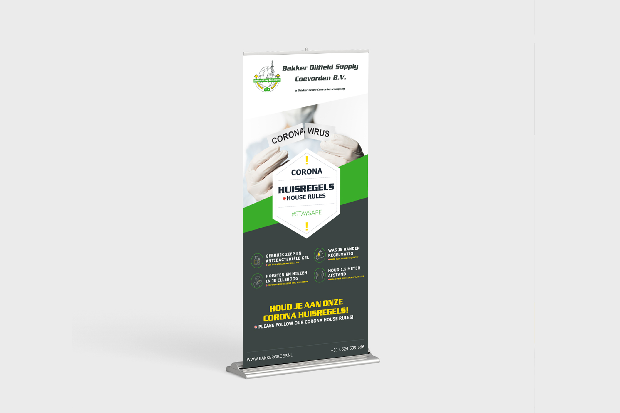 Buiten Reclame Bakker Groep Banner